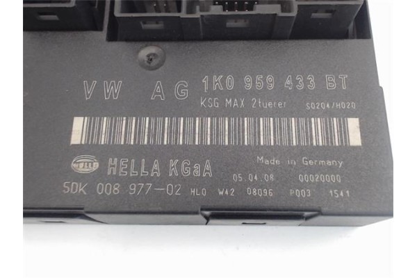 Recambio de centralita para skoda octavia berlina (1z3) 1.9 trend referencia OEM IAM (1K0959433BT) (5DK008977-02) 