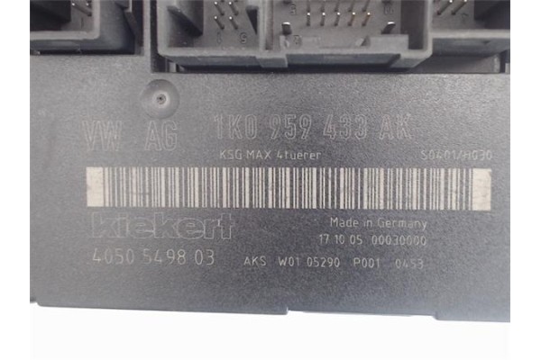 Recambio de centralita para volkswagen caddy (2k) 1.9 tramper referencia OEM IAM (1K0959433AK) (4050549803) 