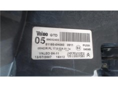 Recambio de faro delantero izquierdo para citroen c1 referencia OEM IAM 620872  