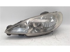 Recambio de faro delantero izquierdo para peugeot 206 referencia OEM IAM 9628666880 6204S9 