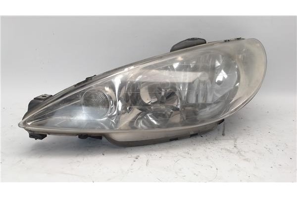 Recambio de faro delantero izquierdo para peugeot 206 referencia OEM IAM 9628666880 6204S9 
