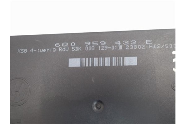 Recambio de centralita para seat ibiza (6l1) 1.4 hit referencia OEM IAM (6Q0959433E) (5DK008129-01) 