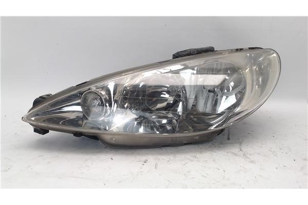 Recambio de faro delantero izquierdo para peugeot 206 referencia OEM IAM 9628666880 6204S9 