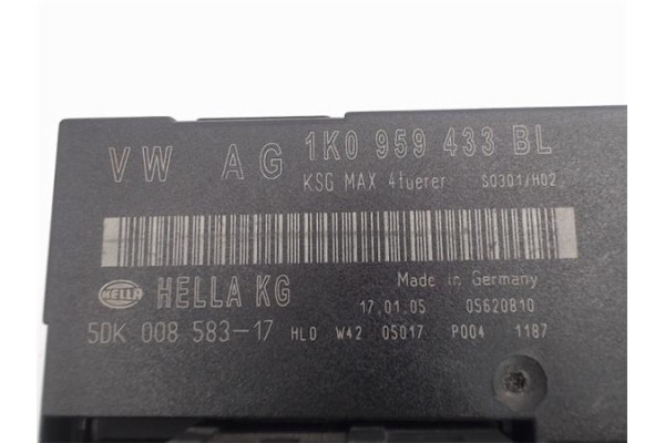 Recambio de centralita para volkswagen golf v (1k1) 1.9 sportline referencia OEM IAM (1K0959433BL) (5DK008583-17) 