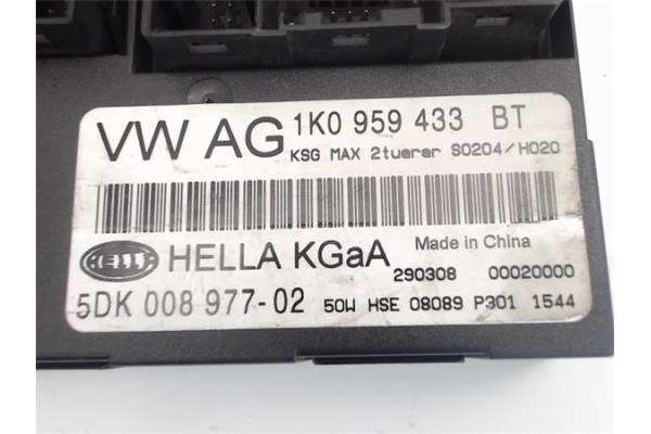 Recambio de centralita para seat altea (5p1) 1.9 reference referencia OEM IAM (1K0959433BT) (5DK008977-02) 