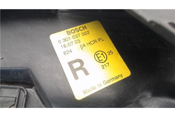 Recambio de faro delantero dcho para peugeot 406 berlina (s1/s2) referencia OEM IAM 0301037022  