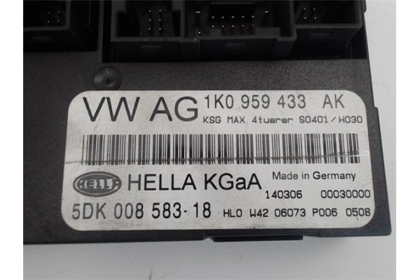 Recambio de centralita para seat leon (1p1) 1.9 stylance / style referencia OEM IAM (1K0959433AK) (5DK008583-18) 