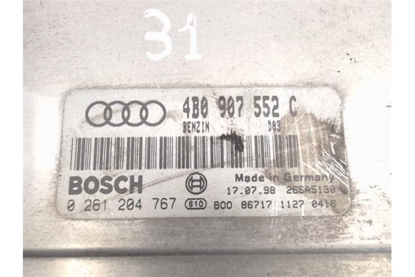 Recambio de centralita para audi a4 avant (b5) 2.4 quattro referencia OEM IAM 4B0907552C/26SA5130 0261204767 