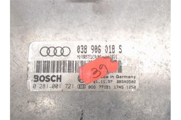 Recambio de centralita para audi a4 avant (b5) 1.9 tdi referencia OEM IAM 038906018S/77121 0281001721/17451250 
