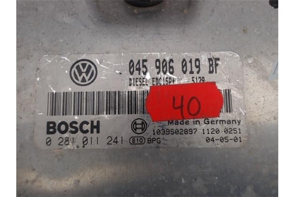 Recambio de centralita para volkswagen polo iv (9n1) 1.4 gt referencia OEM IAM 045906019BF/1039902897 0281011241/11200251 