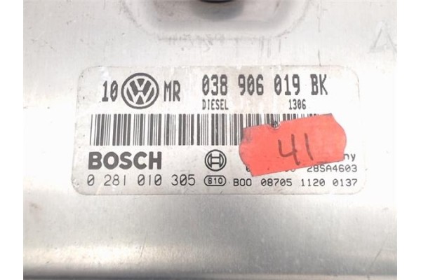 Recambio de centralita para volkswagen passat variant (3b5) 1.9 comfortline referencia OEM IAM 038906019BK 0281010305 