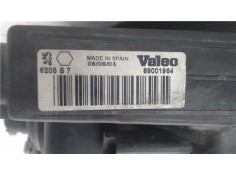 Recambio de faro delantero dcho para peugeot 206 referencia OEM IAM 6205S7 89001964 
