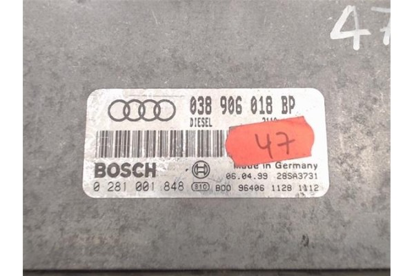 Recambio de centralita para audi a3 (8l) 1.9 tdi ambition referencia OEM IAM (038906018BP) (0281001848) 