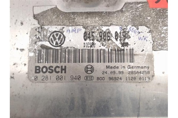 Recambio de centralita para volkswagen polo iii berlina (6n2) 1.4 trendline referencia OEM IAM (045906019) (0281001940) 