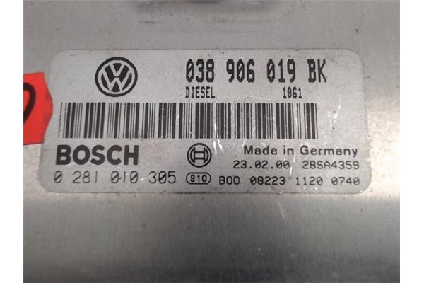 Recambio de centralita para volkswagen passat variant (3b6) 1.9 advance referencia OEM IAM (038906019BK) (0281010305) 