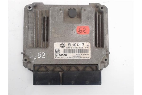 Recambio de centralita para volkswagen eos (1f7) 2.0 tdi referencia OEM IAM (03G906021CF) (0281013170) 