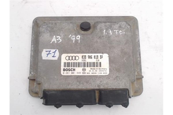 Recambio de centralita para audi a3 (8l) 1.9 tdi ambition referencia OEM IAM (038906018BP) (0281001848) 