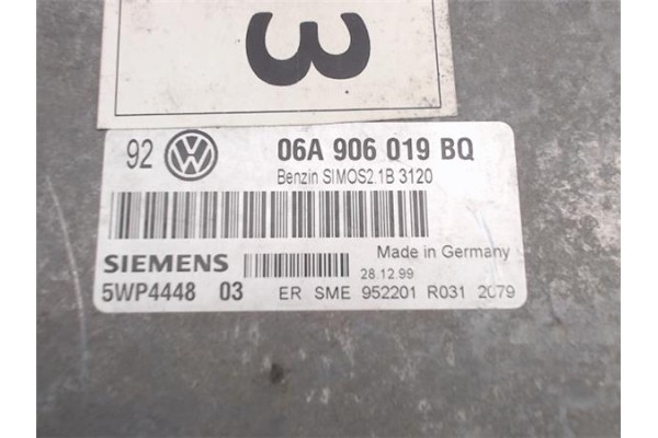 Recambio de centralita para volkswagen golf iv berlina (1j1) 1.6 highline referencia OEM IAM (06A906019BQ) (5WP444803) 