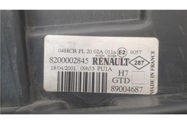 Recambio de faro delantero izquierdo para renault laguna ii (bg0) referencia OEM IAM 8200002845 89900417 