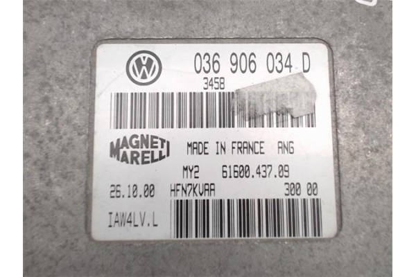 Recambio de centralita para volkswagen polo iii classic (6v2) 1.4 highline referencia OEM IAM (036906034D) (6160043709) 