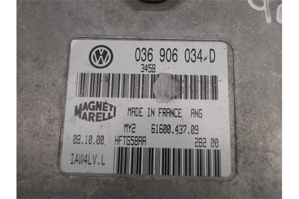 Recambio de centralita para volkswagen polo iv (9n1) 1.4 gt referencia OEM IAM (6160043709) (036906034D) 