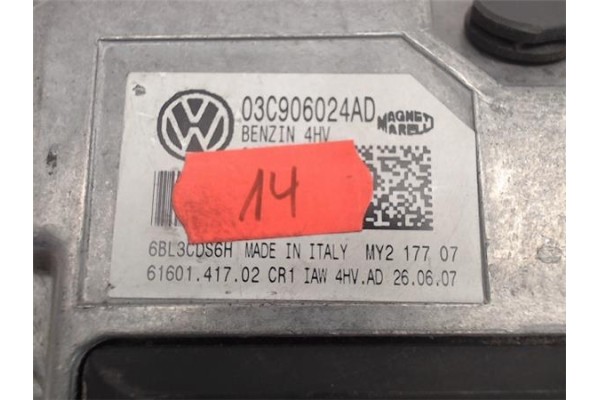 Recambio de centralita para volkswagen polo iv (9n3) 1.4 bluemotion referencia OEM IAM (03C906024AD) (6160141702) 