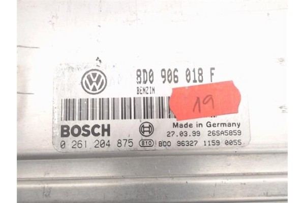 Recambio de centralita para volkswagen passat berlina (3b3) 1.8 edition referencia OEM IAM (8D0906018F) (0261204875) 