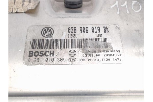 Recambio de centralita para volkswagen passat berlina (3b3) 1.9 comfortline referencia OEM IAM (0281010305) (038906019BK) 
