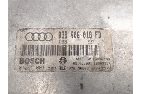 Recambio de centralita para audi a4 avant (b5) 1.9 tdi referencia OEM IAM (038906018FD) (0281001966) 