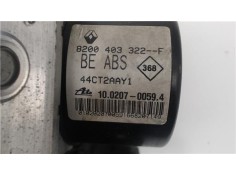 Recambio de nucleo abs para renault twingo ii 1.2 16v (c06c, c06d, c06k) referencia OEM IAM 8200403322F 44CT2AAY1 