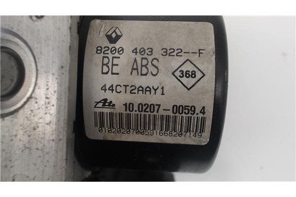Recambio de nucleo abs para renault twingo ii 1.2 16v (c06c, c06d, c06k) referencia OEM IAM 8200403322F 44CT2AAY1 