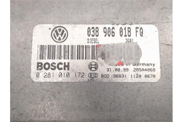 Recambio de centralita para volkswagen passat variant (3b5) 1.9 comfortline syncro / 4motion referencia OEM IAM (038906018FQ) (0