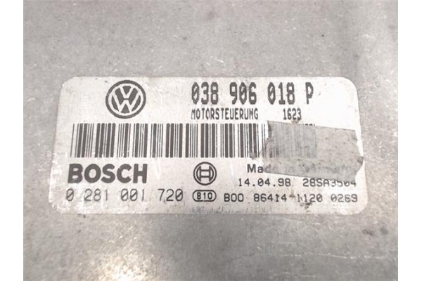 Recambio de centralita para volkswagen passat variant (3b5) 1.9 trendline referencia OEM IAM (038906018P) (0281001720) 