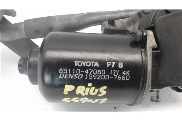 Recambio de motor limpiaparabrisas delantero para toyota prius (nhw20) híbrido basis referencia OEM IAM 8511047080 1592007660  Recambio de motor limpiaparabrisas delantero para toyota prius (nhw20) híbrido basis referencia OEM IAM 8511047080 1592007660