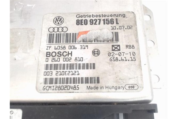Recambio de centralita para audi a4 avant (8e) 2.5 tdi (120kw) referencia OEM IAM (8E0927156L) (0260002810) 