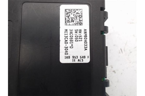 Recambio de centralita para volkswagen golf v plus (5m1) referencia OEM IAM 1K0953549F ANP80H033A 1K0953549AF , AUDI | 1K0953549