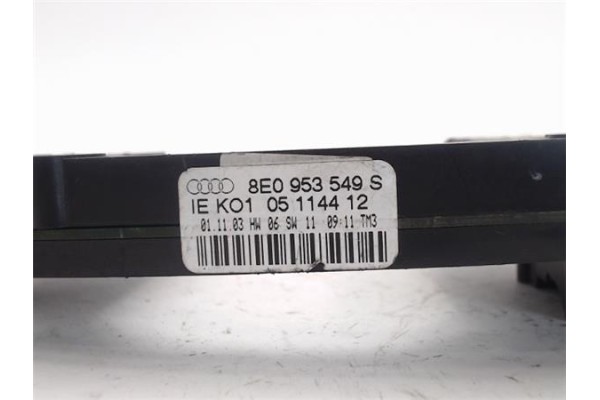 Recambio de centralita para audi a4 avant (8e) referencia OEM IAM 8E0953549S K0105114412 