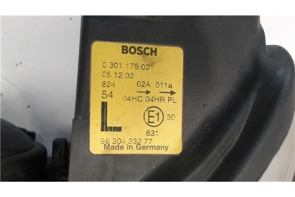 Recambio de faro delantero izquierdo para peugeot 406 berlina (s1/s2) referencia OEM IAM 0301175001  