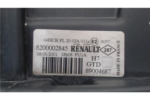 Recambio de faro delantero izquierdo para renault laguna ii (bg0) referencia OEM IAM 8200002845 89004687 