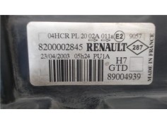 Recambio de faro delantero izquierdo para renault laguna ii (bg0) referencia OEM IAM 8200002845 89004939 