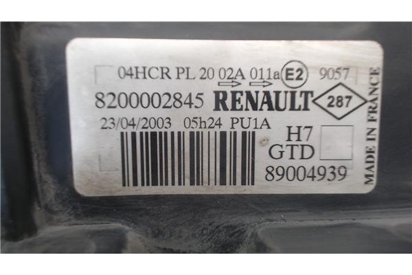 Recambio de faro delantero izquierdo para renault laguna ii (bg0) referencia OEM IAM 8200002845 89004939 