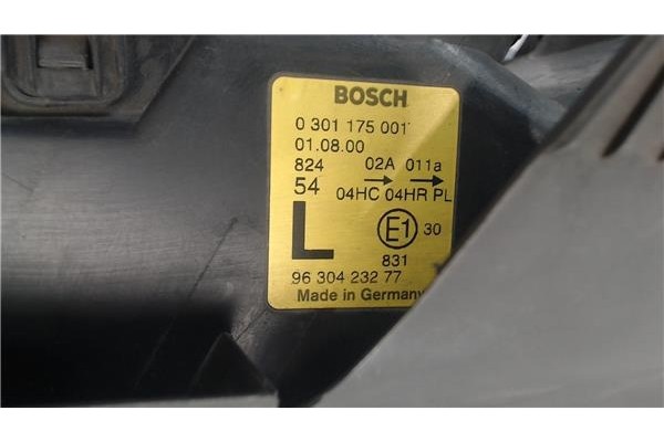 Recambio de faro delantero izquierdo para peugeot 406 berlina (s1/s2) referencia OEM IAM 0301175001  