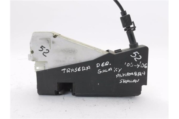 Recambio de cerradura puerta trasero derecha para ford galaxy (vx) 1.9 clx referencia OEM IAM 93BG220A20DD  