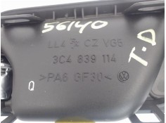 Recambio de manilla int. puerta trasero derecha para volkswagen passat berlina (3c2) 2.0 tdi 16v referencia OEM IAM 3C4839114  