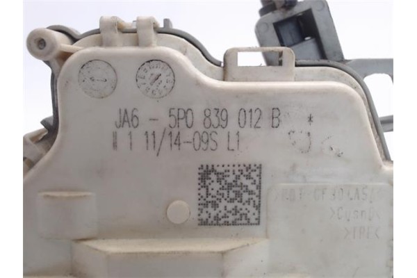 Recambio de cerradura puerta trasero derecha para seat altea (5p1) referencia OEM IAM 5P0839012 B  