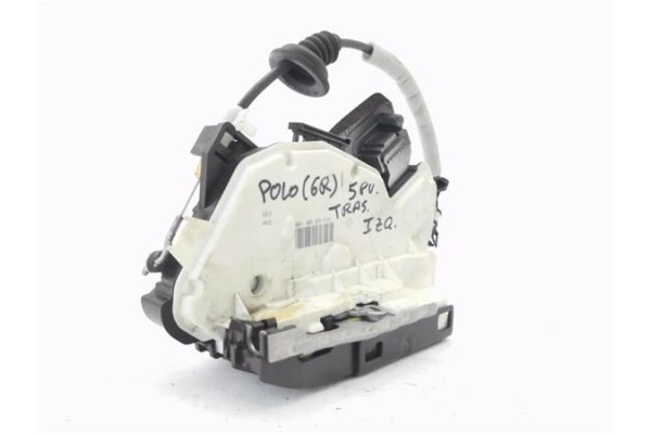 Recambio de cerradura puerta trasero izquierda para volkswagen polo v (6r1) 1.2 advance referencia OEM IAM 6R4839015A  