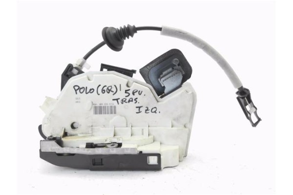 Recambio de cerradura puerta trasero izquierda para volkswagen polo v (6r1) 1.2 advance referencia OEM IAM 6R4839015A  