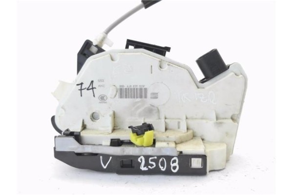 Recambio de cerradura puerta trasero izquierda para seat ibiza berlina (6j5) 1.4 ecomotive referencia OEM IAM 6J0839015F  