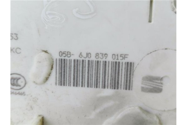 Recambio de cerradura puerta trasero izquierda para seat ibiza berlina (6j5) 1.4 ecomotive referencia OEM IAM 6J0839015F  