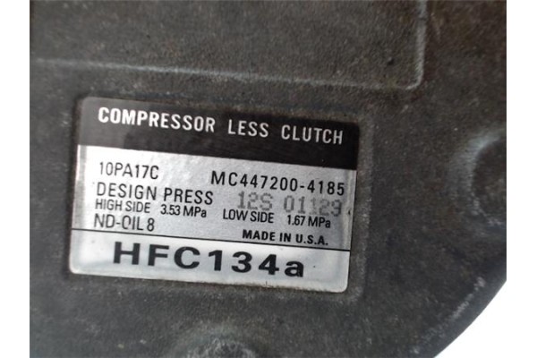 Recambio de compresor aire acond. para jeep grand cherokee (wj/wg) 2.7 crd laredo referencia OEM IAM 4472004185  